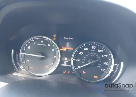 2018 Acura Mdx z USA, uszkodzony, nr VIN 5J8YD3H3XJL005327